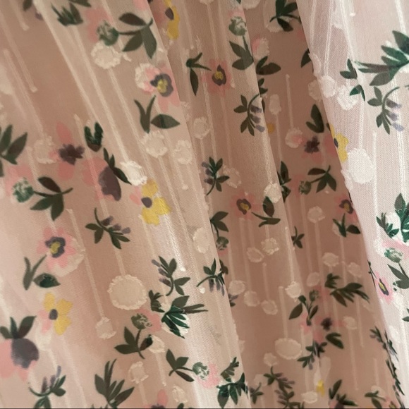 Tularosa Nathalie Pale Pink Floral Tunic Dress - Picture 5 of 7